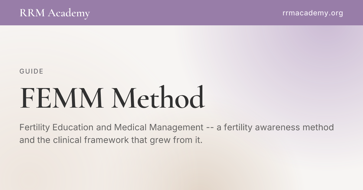 FEMM Method: What It Is, How It Works, and What It Treats | RRM Academy