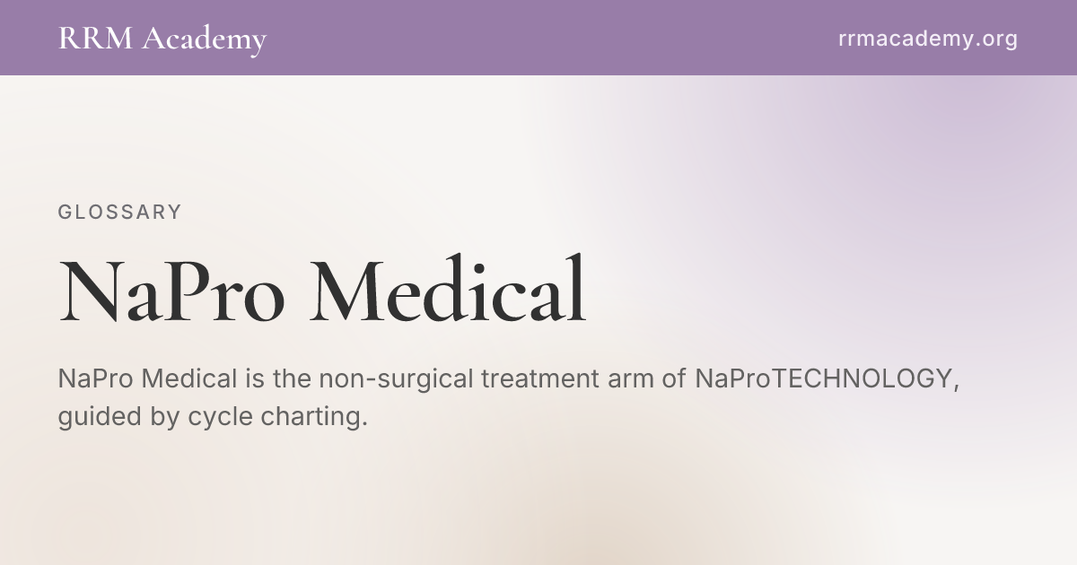 NaPro Medical | RRM Glossary | RRM Academy